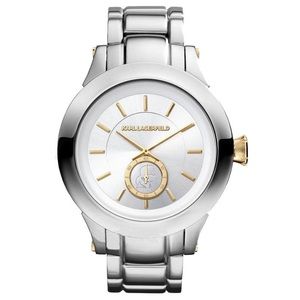 Karl Lagerfeld KL1209 Two Tone Watch RARE